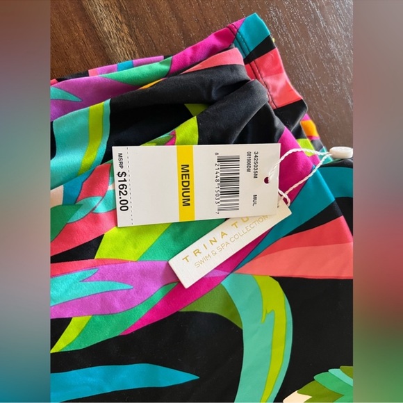 🎉LAST PIECE🎉TRINA TURK Birds Of Paradise Cover-Up Pants - Picture 11 of 12